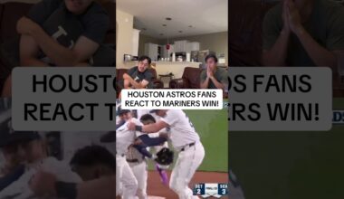 Houston Astros fans react to Seattle Mariners vs Detroit Tigers #mlbb