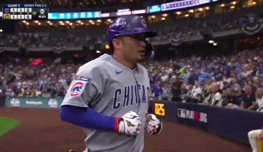 CUBS ANSWER! Seiya Suzuki launches a leadoff home run in the 2nd inning to tie the game! 😱
