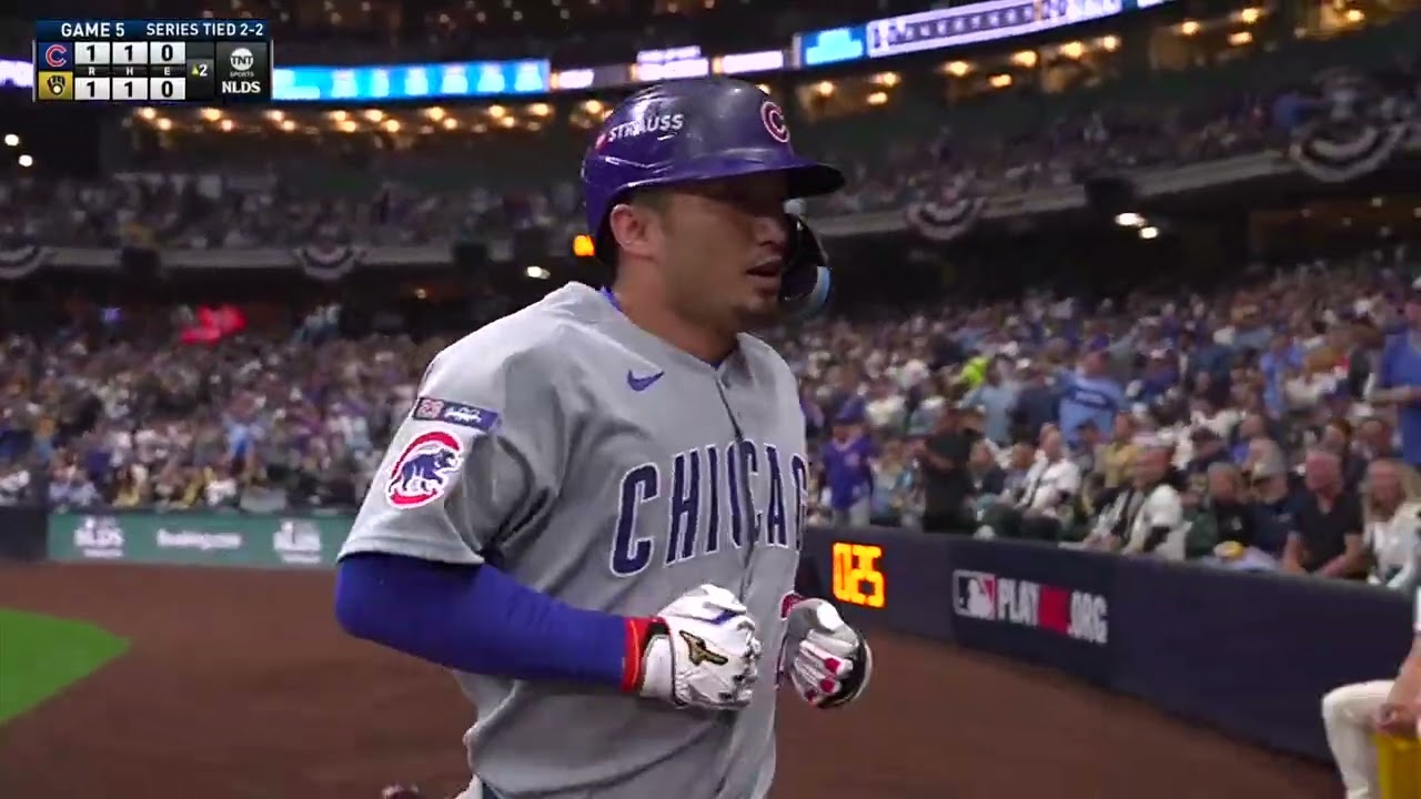 CUBS ANSWER! Seiya Suzuki launches a leadoff home run in the 2nd inning to tie the game! 😱