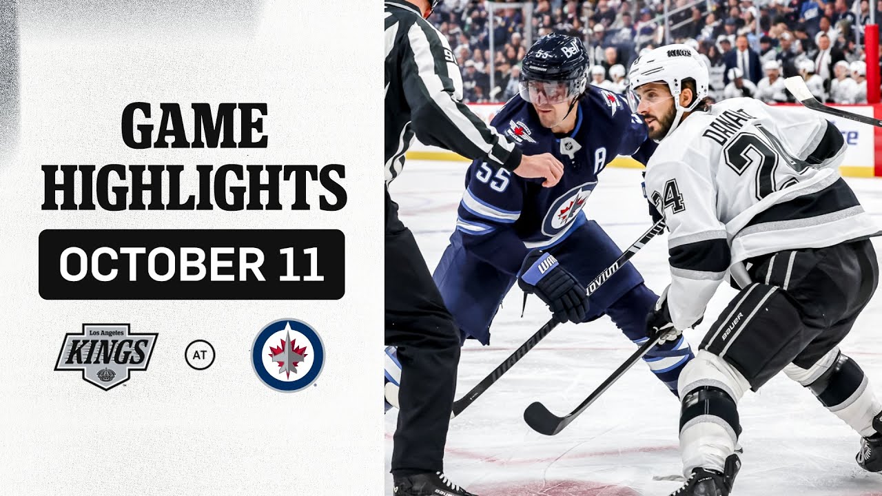 HIGHLIGHTS: LA Kings at Winnipeg Jets | 10.11.25 | NHL Highlights