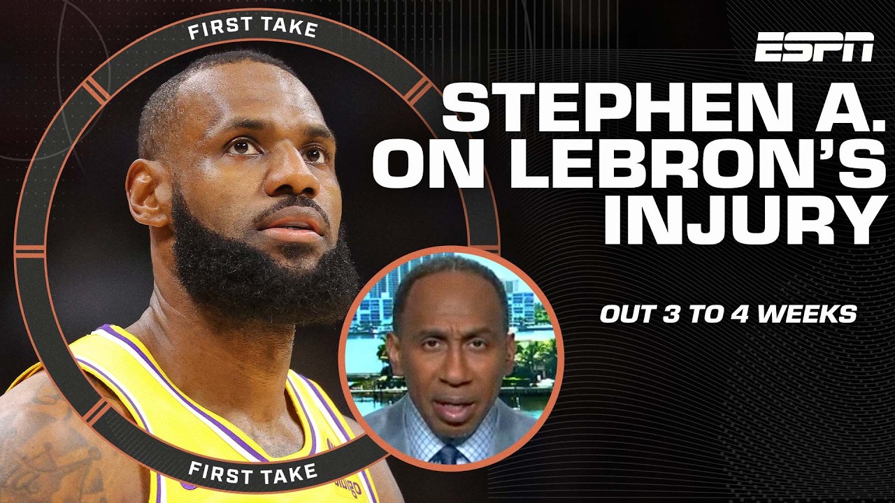 🚨 Stephen A. reacts to LeBron James having to miss the start of the NBA season 🚨 | First Take