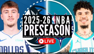 Dallas Mavericks vs Charlotte Hornets NBA Preseason Live Scoreboard