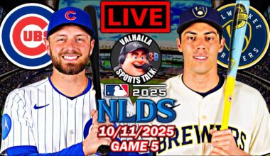 Chicago Cubs vs Milwaukee Brewers ⚾ MLB Baseball 🟢 LIVE STREAM Watch Party  3D view.
