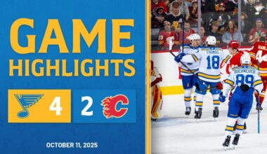 Game Highlights: Blues 4, Flames 2