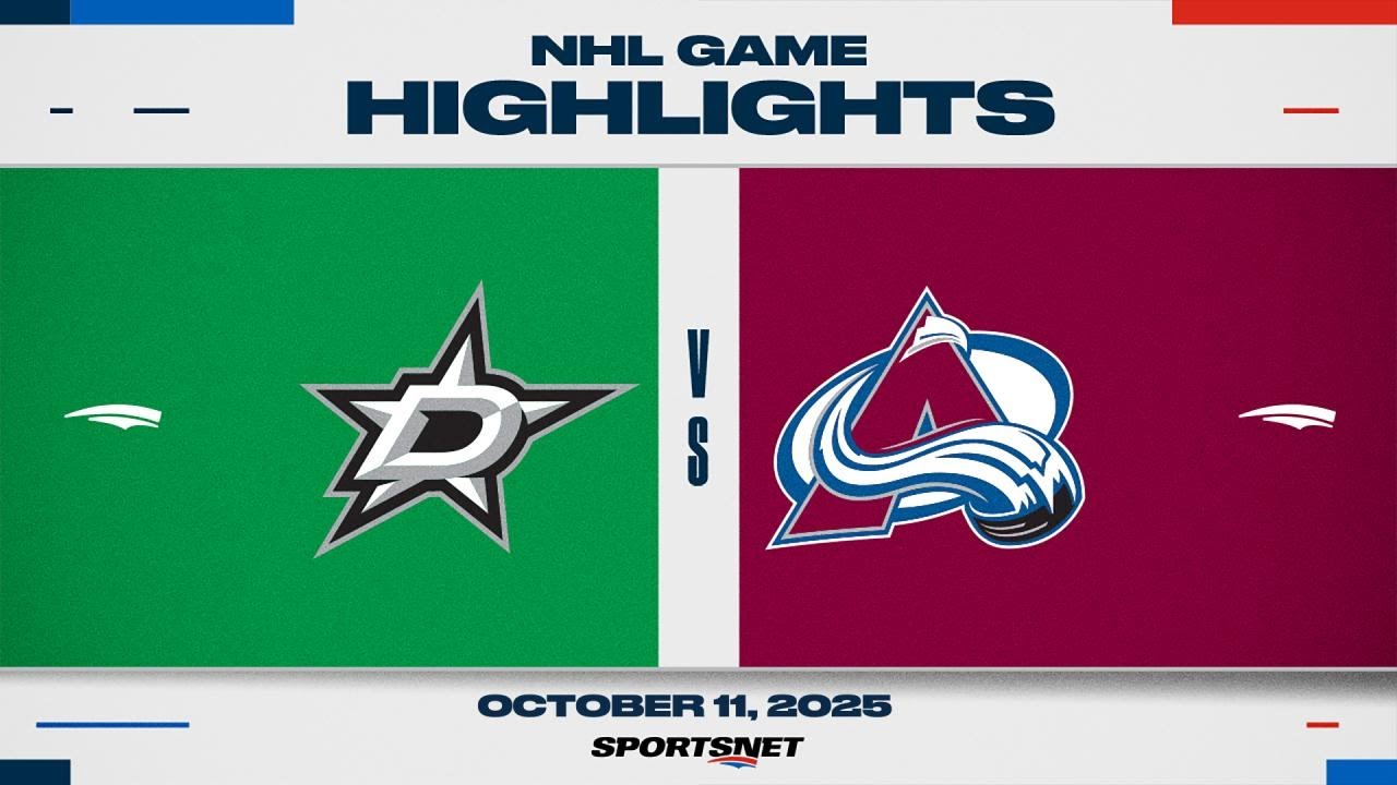 NHL Highlights | Stars vs. Avalanche - October 11, 2025