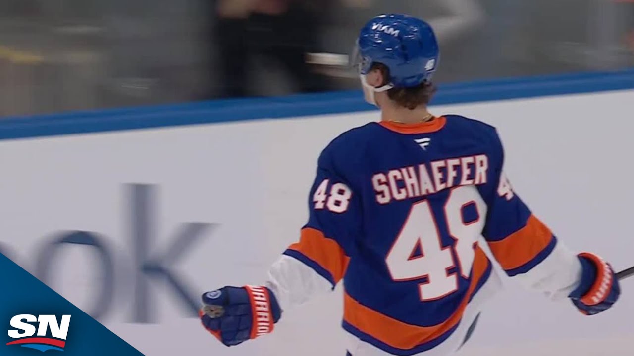 Islanders' Matthew Schaefer Crashes The Net For His First Career NHL Goal
