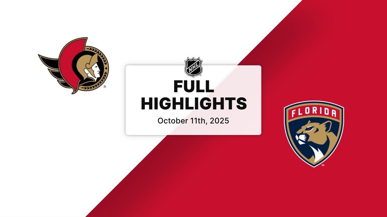 NHL Highlights | Senators vs. Panthers | October 11, 2025