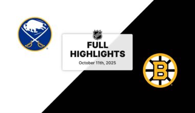 NHL Highlights | Sabres vs. Bruins | October 11, 2025