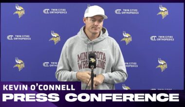 Kevin O'Connell on Offensive Line's Strong Performance, Plan for J.J. McCarthy, Injury Updates