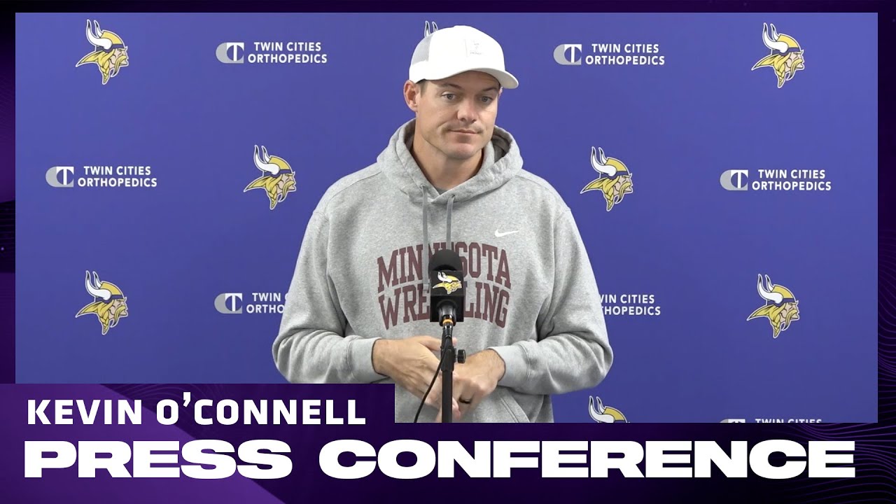 Kevin O'Connell on Offensive Line's Strong Performance, Plan for J.J. McCarthy, Injury Updates