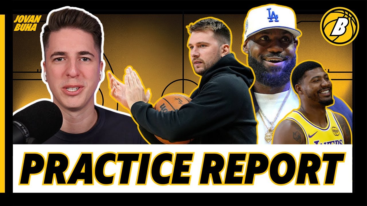 Lakers Practice Report: Luka Update, New Starting Lineup, Adou Thiero Return Unclear