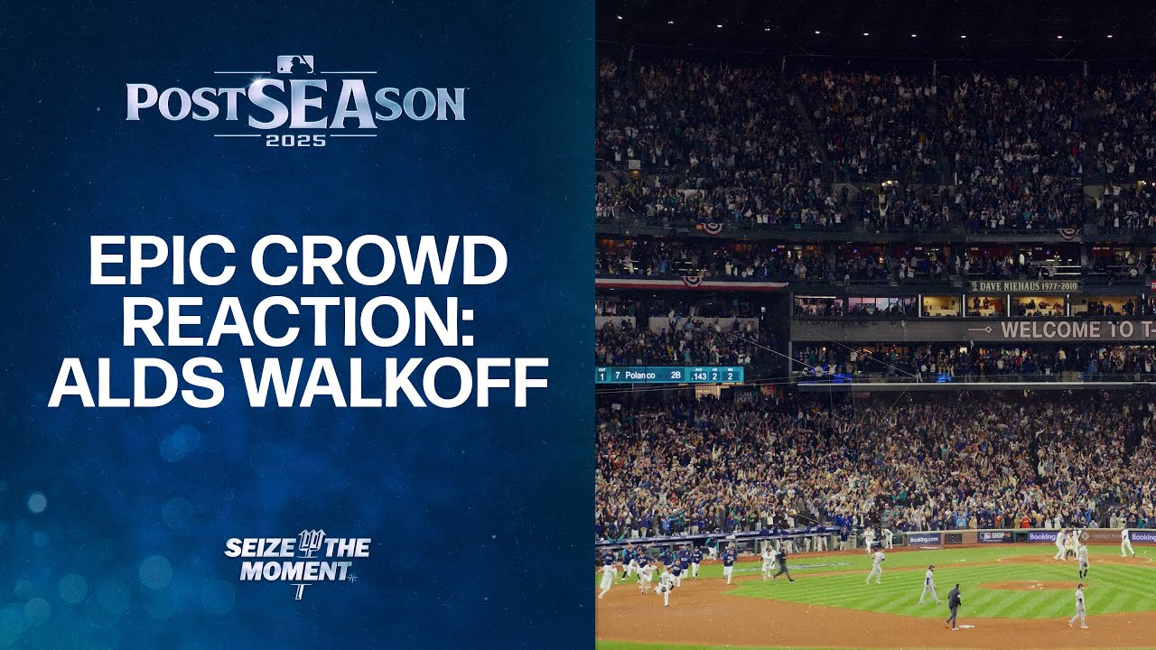 EPIC CROWD REACTION: Mariners Walk-Off Tigers in Game 5 of 2025 ALDS