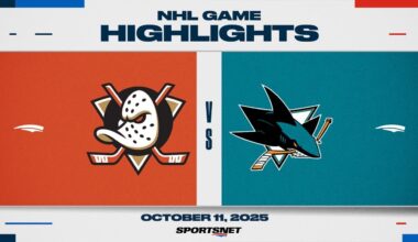 NHL Highlights | Ducks vs. Sharks - October 11, 2025