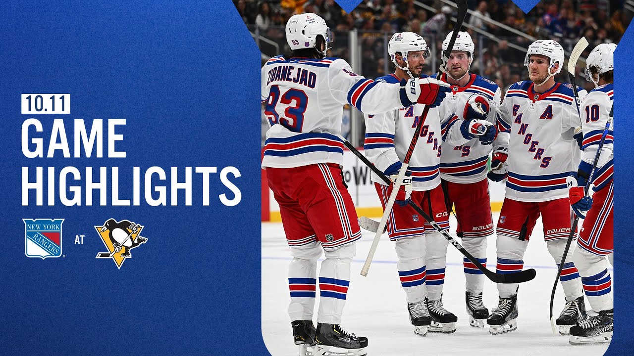 GAME HIGHLIGHTS | 2025-26: New York Rangers at Pittsburgh Penguins (10/11/25)