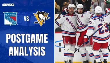Mike Sullivan Returns To Pittsburgh With Rangers Dominant 6-1 Win | New York Rangers