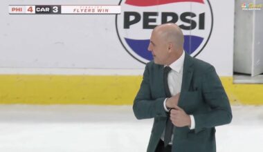 They actually left the ice...