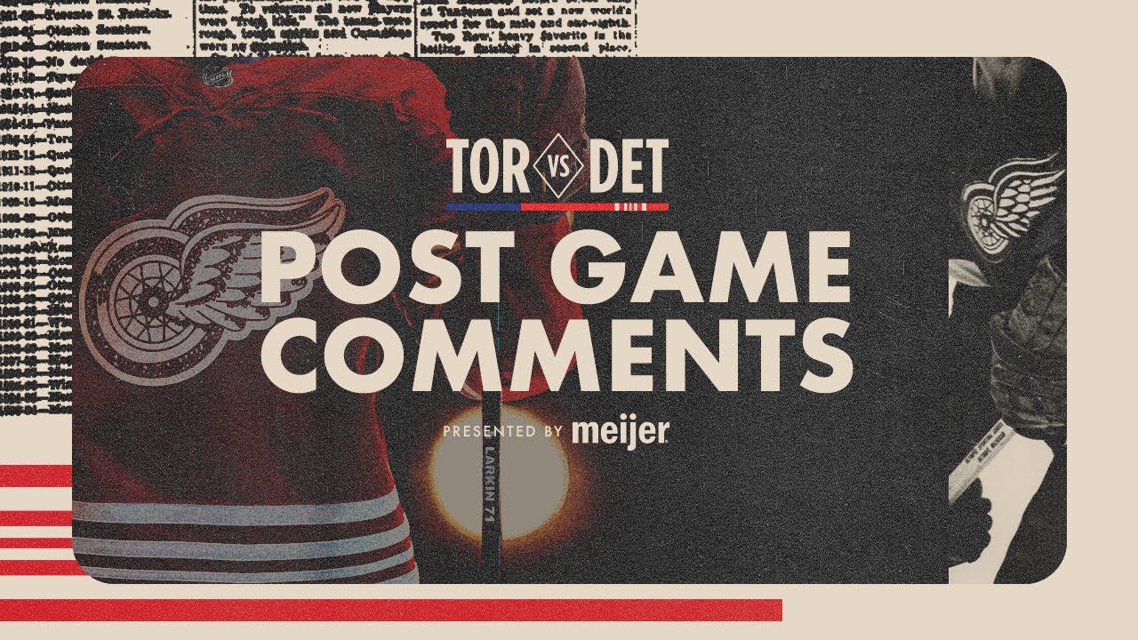 Patrick Kane, Lucas Raymond, Todd McLellan Post Game Comments vs TOR | Oct. 11, 2025