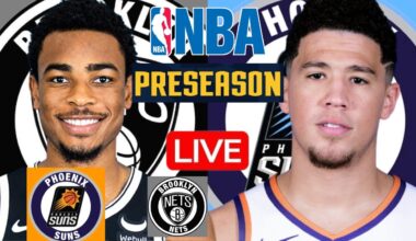 LIVE: BROOKLYN NETS vs PHOENIX SUNS | NBA PRESEASON | PLAY BY PLAY | SCOREBOARD