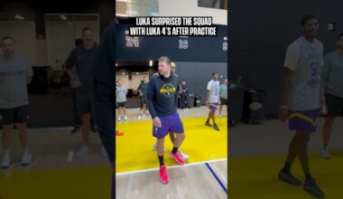 Luka Dončić Surprised the Lakers with New Shoes! #nba