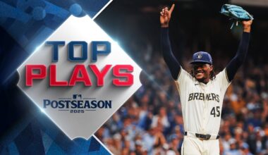 Top MLB Plays of 10/11/25 (Brice Turang, William Contreras help send Brewers to NLCS)