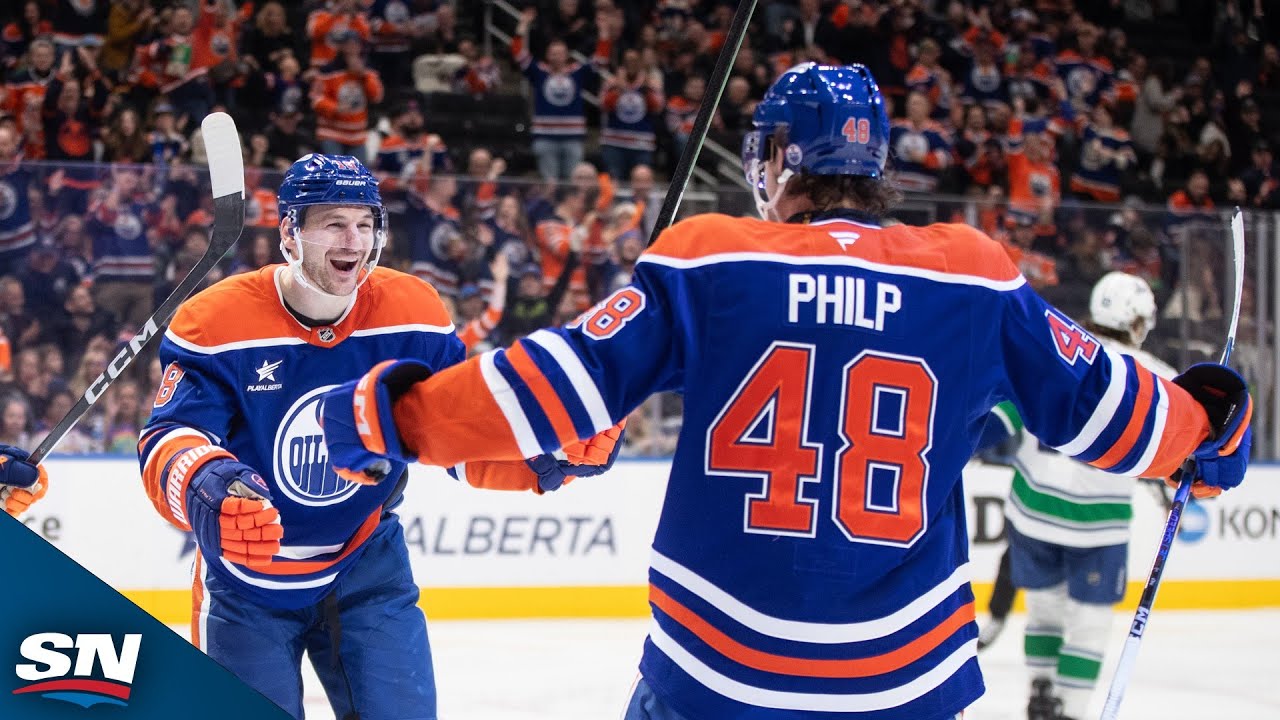 Oilers’ Philp wires one home on the rush to pot first NHL goal