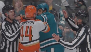 Ryan Reaves Drops 🥊 Gloves 🥊 With Ross Johnston