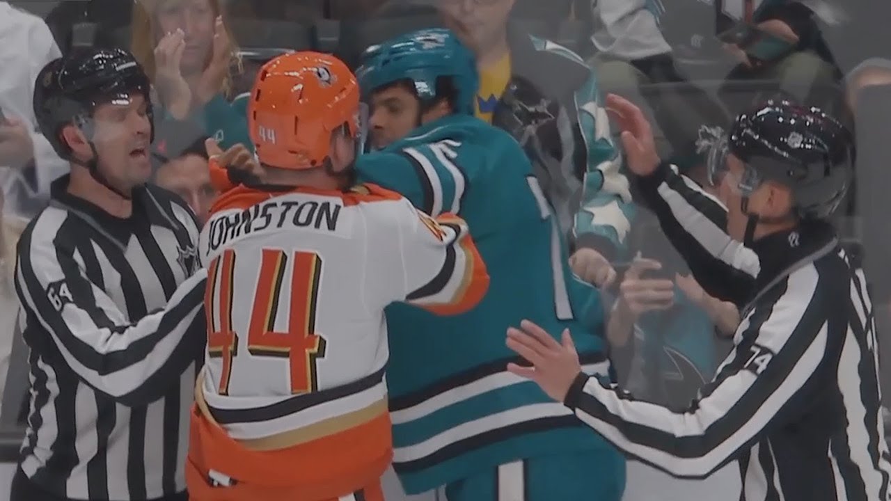 Ryan Reaves Drops 🥊 Gloves 🥊 With Ross Johnston