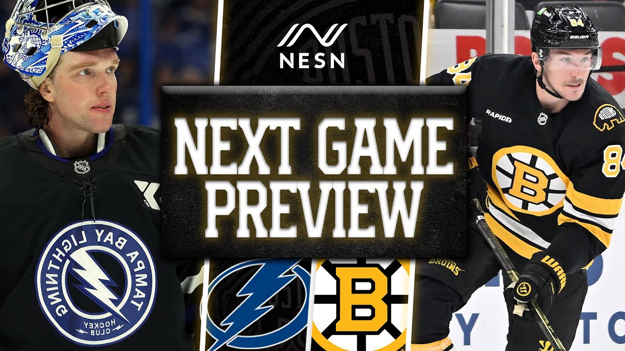 NEXT GAME PREVIEW: Boston Bruins vs. Tampa Bay Lightning - 10/13/2025