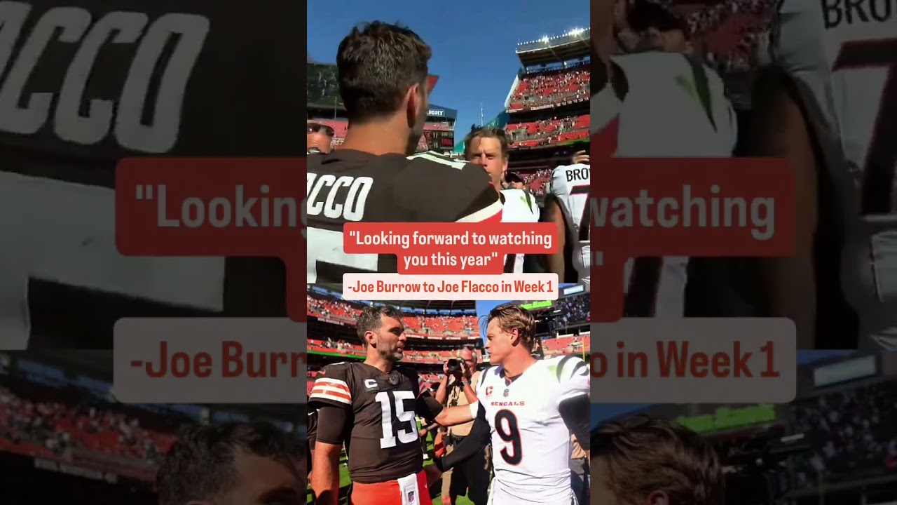 Joe Burrow's Week 1 Message to Joe Flacco Has NEW Meaning for Bengals After Trade
