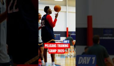 Day 1 Vibes at Pelicans Training Camp 2025 #nba #shorts