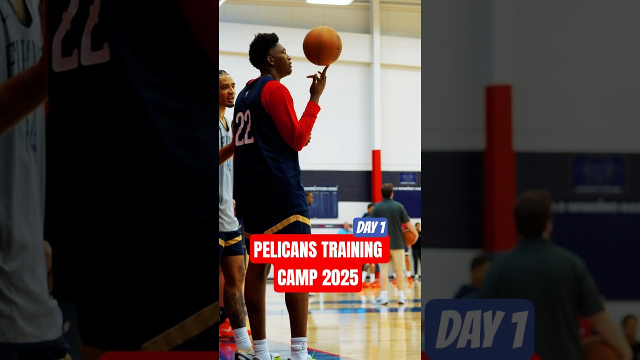 Day 1 Vibes at Pelicans Training Camp 2025 #nba #shorts