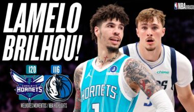 LAMELO BALL domina, e os HORNETS levam a melhor sobre COOPER FLAGG e os MAVS - Melhores Momentos