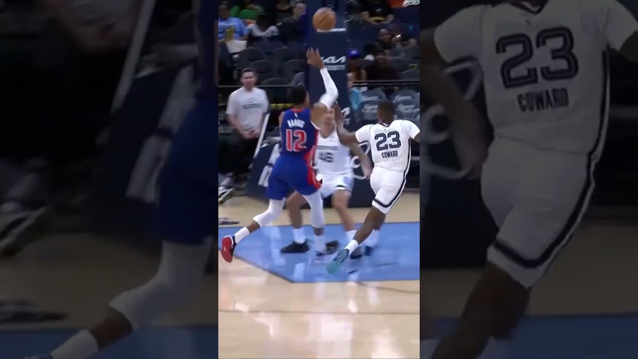 Cade really made that look too easy. 🤯📹: Detroit Pistons #CadeCunningham