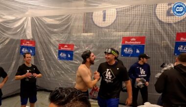 2025 NLDS: Dodgers celebration after eliminating Phillies in Game 4 walk-off