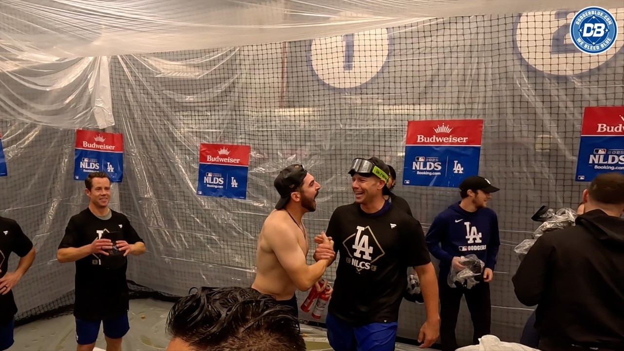 2025 NLDS: Dodgers celebration after eliminating Phillies in Game 4 walk-off