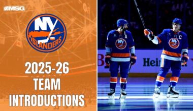 New York Islanders 2025-26 Full Team Intros | New York Islanders