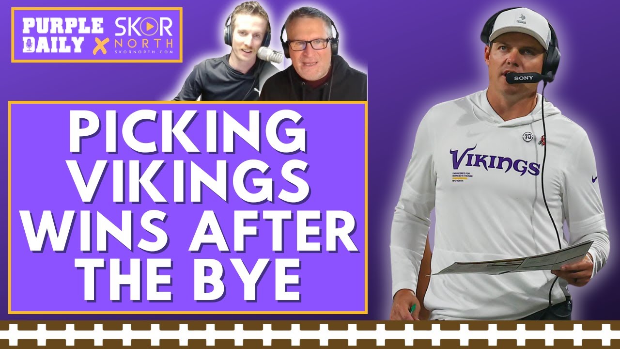 Picking Minnesota Vikings wins after the bye week