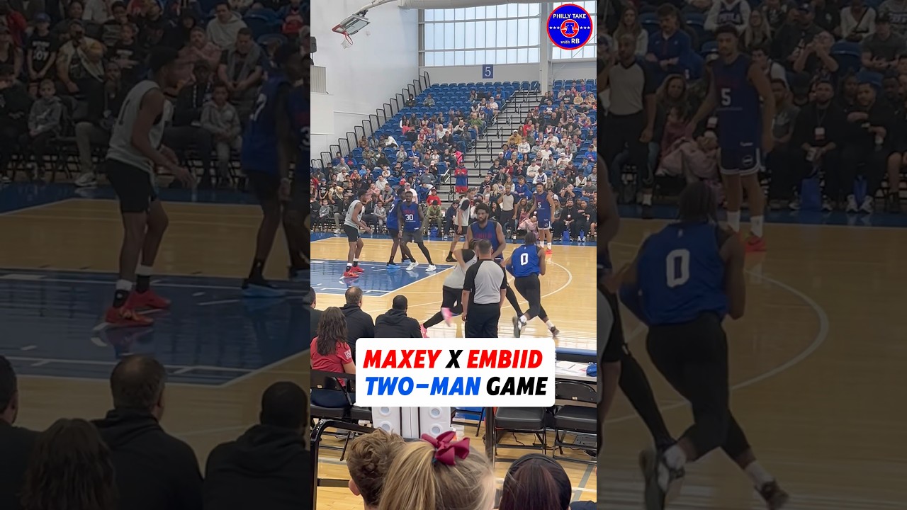 The Sixers Are SO BACK… Joel Embiid x Tyrese Maxey Two-Man Game! 👀🔥 #76ers #Sixers #NBA