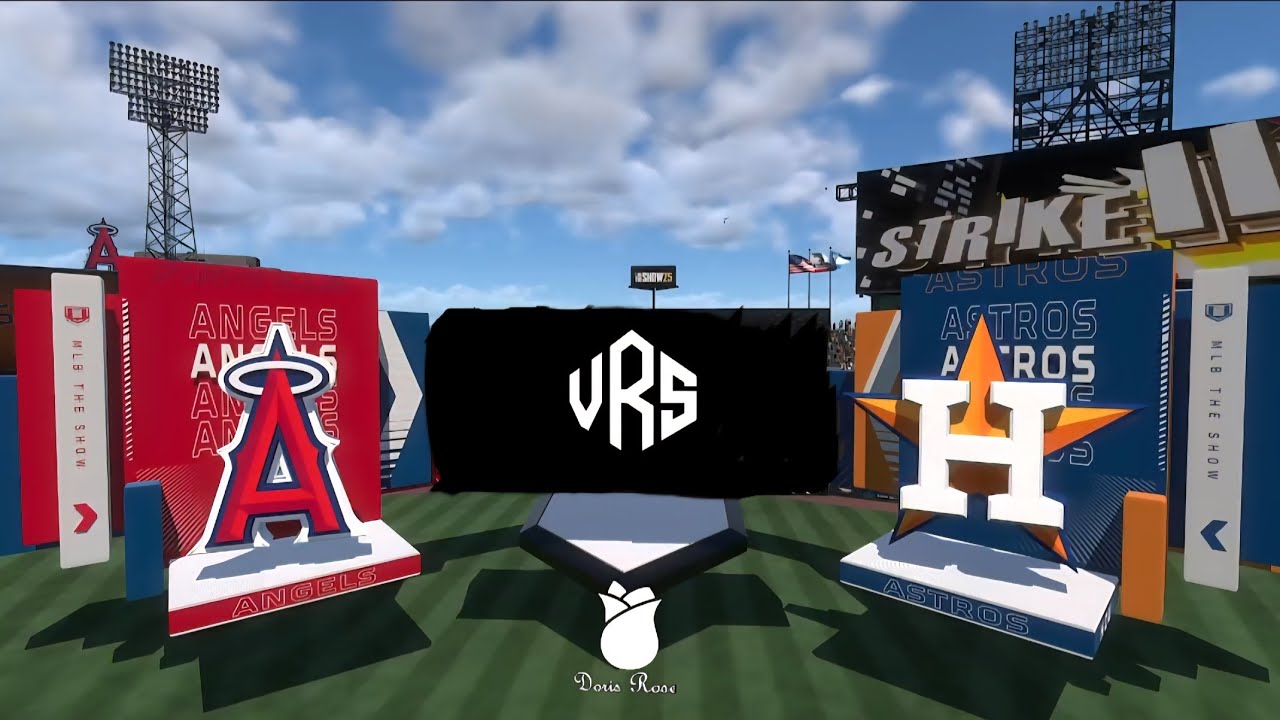 Los Angeles Angels Vrs Houston Astros