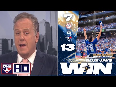 MLB Network | Michael Kay STUNNED Blue Jays continues destroys Yankees 13-7 in Game 2 of ALDS