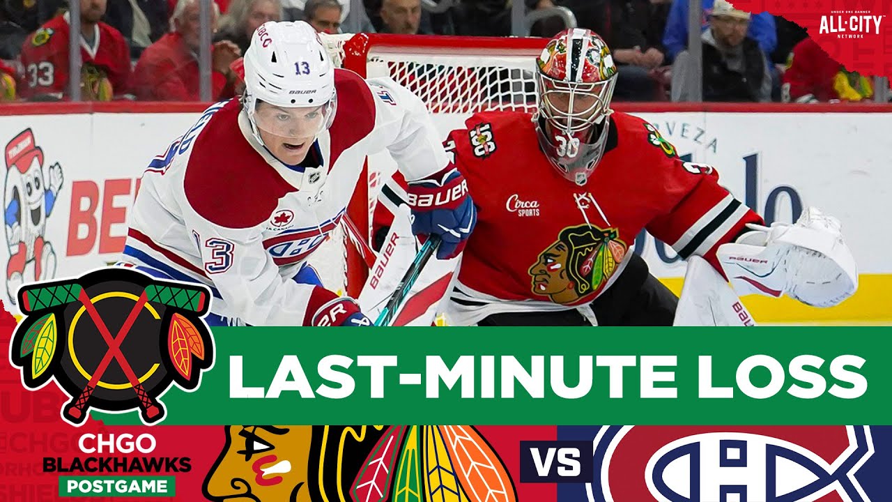 BLACKHAWKS POSTGAME: Connor Bedard SCORES, Blackhawks Still Fall vs Canadiens | CHGO Blackhawks