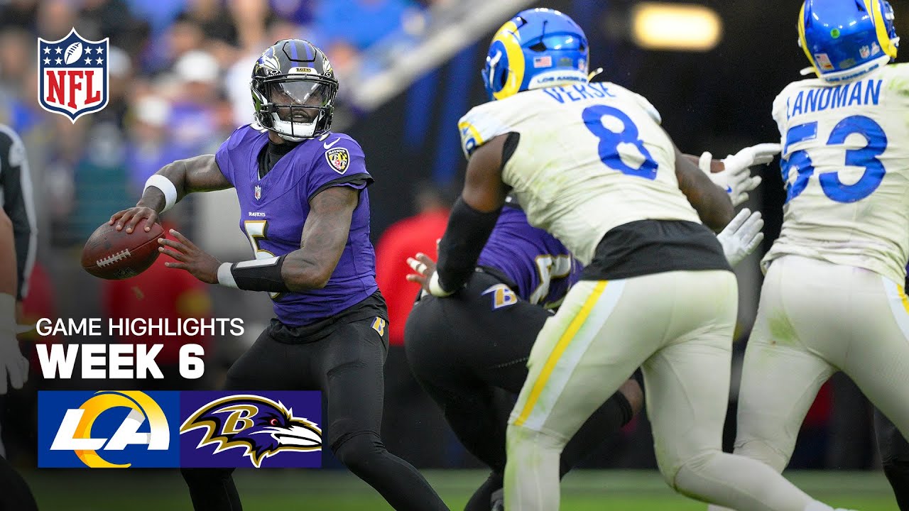 Los Angeles Rams vs. Baltimore Ravens Game Highlights | 2025 NFL Season Week 6