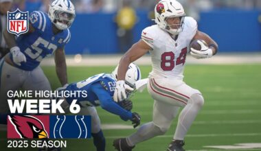 Arizona Cardinals vs. Indianapolis Colts Game Highlights | NFL 2025 Season Week 6