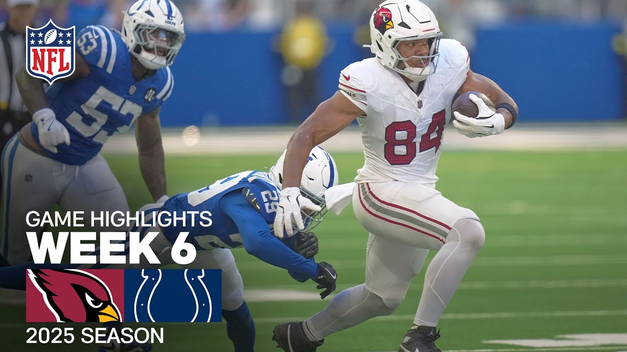 Arizona Cardinals vs. Indianapolis Colts Game Highlights | NFL 2025 Season Week 6