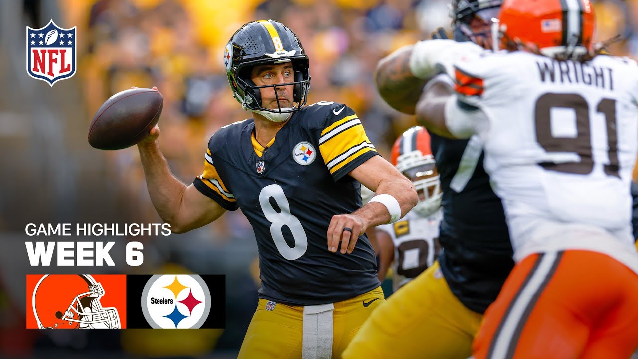 Cleveland Browns vs. Pittsburgh Steelers Game Highlights | 2025 NFL Season Week 6