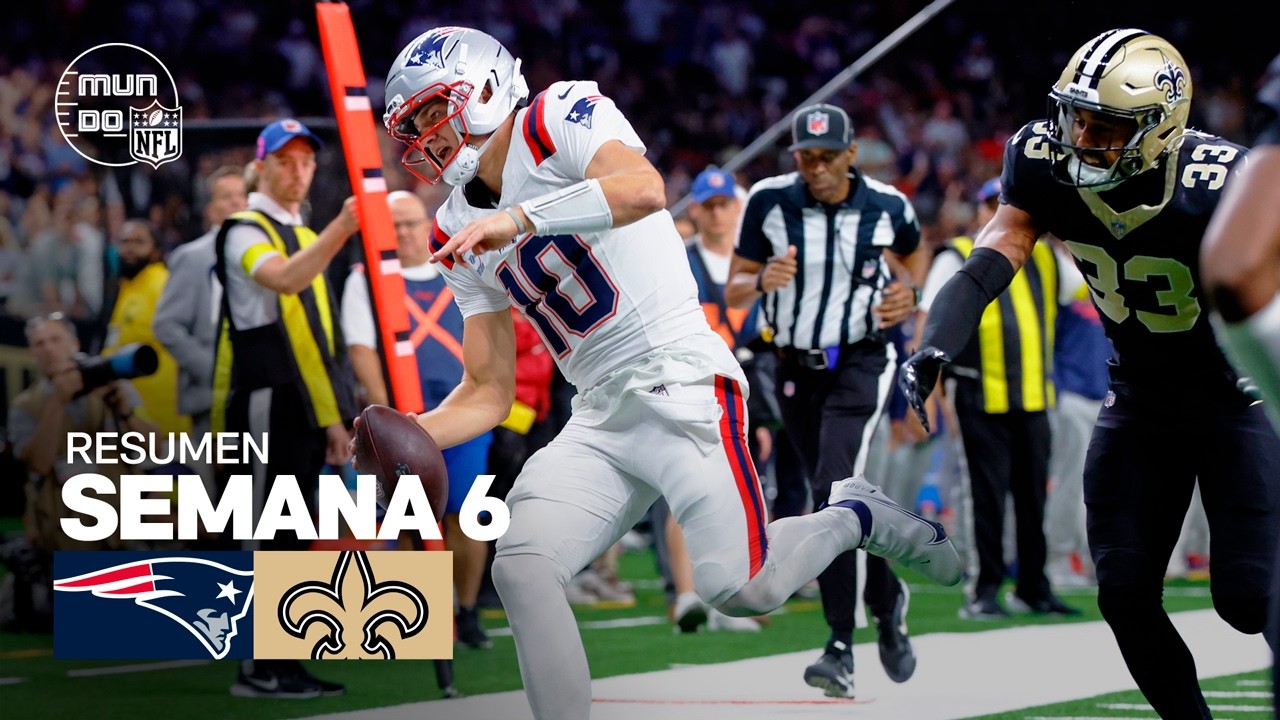 New England Patriots vs New Orleans Saints | Resumen NFL en español - Semana 6 | NFL Highlights 2025