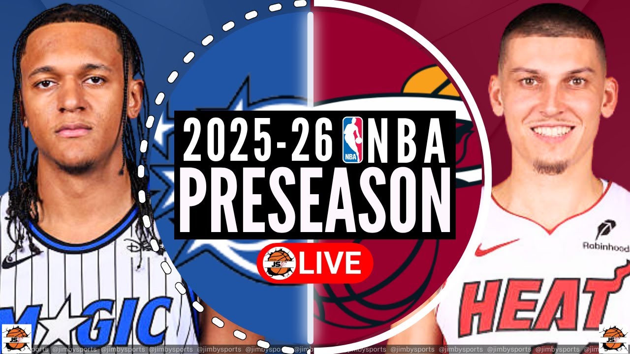 Orlando Magic vs Miami Heat NBA Preseason Live Scoreboard