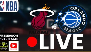 LIVE: Miami Heat x Orlando Magic NBA REAL-TIME PLAYBYPLAY | Preseason