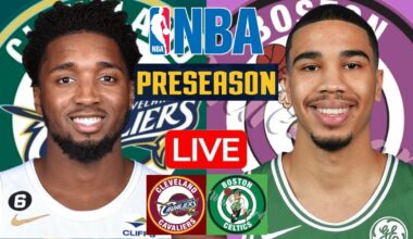 LIVE: CLEVELAND CAVALIERS vs BOSTON CELTICS | NBA PRESEASON | PLAY BY PLAY | SCOREBOARD