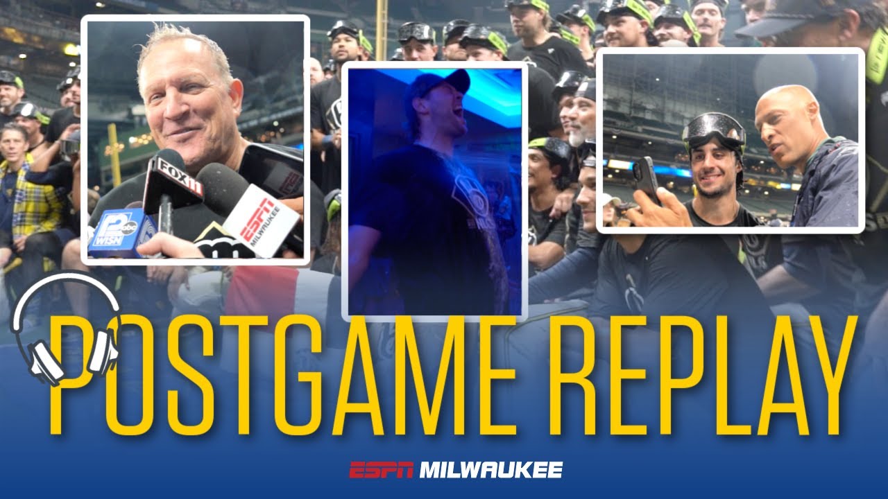 Inside the Brewers’ NLDS Locker Room Celebration 🎉 | Exclusive Interviews & Reactions